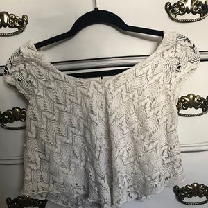 Lacey crop top